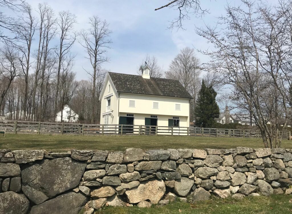 Lovely cream colored barn