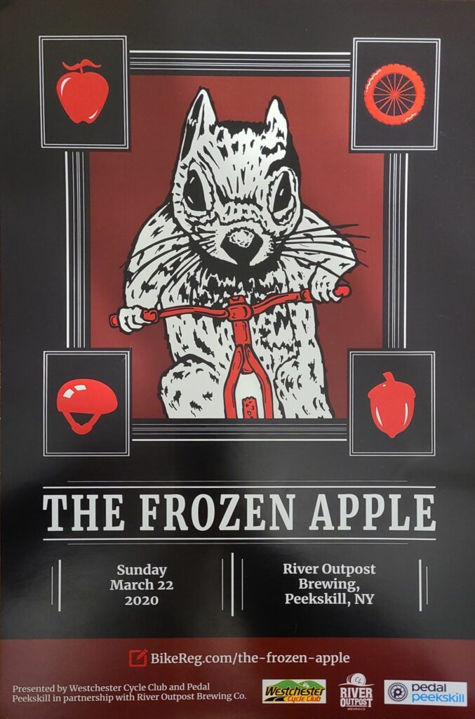 Poster for the event that never happened (the 2020 Frozen Apple Ride)